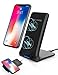 Pumier Wireless Charger,Qi 10W Fast Wireless Charging Pad Stand Galaxy Note 9/8/5 S9/S9+ S8/S8+ S7/S7 Edge S6 Edge, Standard Qi Charger Compatible with iPhone X / 8/8 Plus (No AC Adapter)