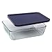 Pyrex Simply Store 5-Pack (3,4 & 6-Cup) Mixed Sized Glass Food Storage Set, Round & Rectangular Containers With Lids, BPA-Free, Dishwasher & Microwave Safe