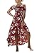 FFLMYUHULIU Women's Summer Boho Off The Shoulder Long Maxi Casual Dresses Split