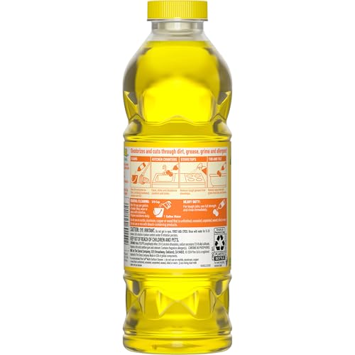 PINE-SOL MULTI-SURFACE CLEANER, LEMON FRESH, 24 FLUID OUNCES (PACKAGE MAY VARY)