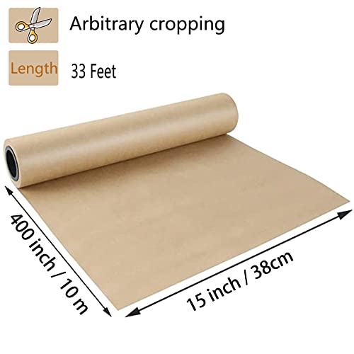 Shinok Brown Kraft Paper Roll - 15