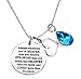 LParkin You Are Braver Than You Believe Awareness Necklace Birthstone Graduation Gift Best Friend Encouragement Gifts …