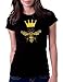 Queen Bee - Womens Tee T-Shirt, Small, Black
