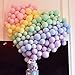 5 Inch Mini Pastel Latex Balloons 200pcs Assorted Macaron Candy Colored Latex Party Balloons for Wedding Birthday Baby Shower Party Decor Supplies Arch Balloon Tower Balloon Garland
