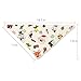 Little Dimsum Baby Bandana Drool Bib for Christmas Baby Bibs Boys & Girls Super Absorbent 100% Organic Cotton Baby Bandana Baby Gift Set for Teething Drooling(Christmas 4-Piece Bib