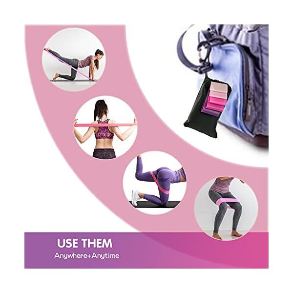 Resistance-Bands-Resistance-Loop-Exercise-Bands-Resistance-Bands-for-Legs-and-Butt-Physical-Therapy-Bands-for-Fitness-5-Levels-Resistance-Best-for-Workout-Home-Gym-Yoga-Training Resistance Bands - Resistance Loop Exercise Bands, Resistance Bands for Legs and Butt, Physical Therapy Bands for…