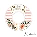 Modish Labels Baby Clothes Size Dividers, Baby Closet Organizers, Size Dividers, Closet Organizer, Closet Dividers, Clothes Organizer, Girl, Flowers, Hearts, Pink, Gold, White, Stripes (Baby)