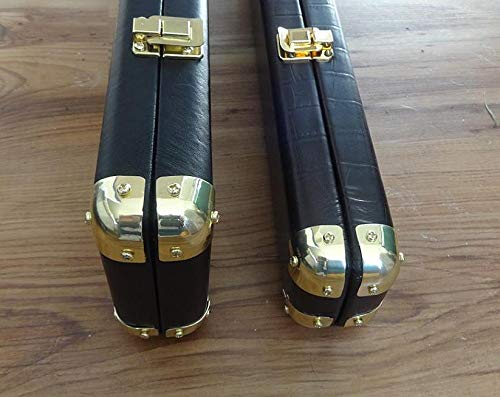 Nickel Plated Leather Cue Case Corner Protectors (rounded corners)