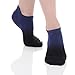 Great Soles Women's Ombre Dyed Grip Socks for Pilates, Yoga, and Barre (One Size - comfortably fits women shoe sizes 6-10, Marine)
