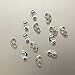 12pcs/6 Pairs 925 Sterling Silver Earring Backs Replacement Secure Ear Locking for Stud Earrings Ear Nut for Posts, 5x6mm