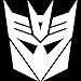 Yoonek Graphics Decepticon from Transformer Decal Sticker for Car Window, Laptop and More. # 543 (4