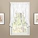 United Curtain Vienna Lace Swag Pair, 54 by 38-Inch, White