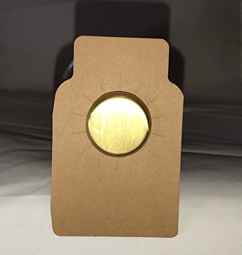 Wine Bottle Tags Kraft Leather Paper Made in USA, Premium Wine Cellar Labels - 110 Count