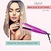 JYfeel Mini Travel Flat Iron, 2/3 inch, Ceramic Tourmaline, Dual Voltage Hair Straightener, instant Heat Up to 430, with Travel Case