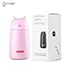 ONEISALL SB60239 330ML Leak-proof Cat Tumbler, Cute Cat Thermos Mug, Stainless Steel Drinkware Thermos Kids Cat Water Bottle (Pink)