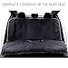 BDK UltraFit Waterpoof Car Seat Towel Cover, Rear Bench with Gray Trim – Washable Sweat Seat Protector, Ideal for Gym Swimming Surfing Running Crossfit, Fits Most Auto Truck Van and SUV
