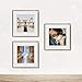 Tiny Mighty Frames - Gold Metal Square Photo Frame, 11x11 (8x8 Matted) (3, Gold)