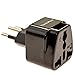 Switzerland Travel Adapter For TYPE J Plug - Works With Electrical Outlets Switzerland, Liechtenstein, Rwanda