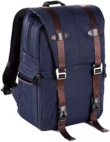 Rrock Large-Capacity Shockproof SLR Camera Backpack Waterproof Multi-Function Travel/Photo / Video/Tripod Bag With Double-Layer Design, Suitable For DLSR