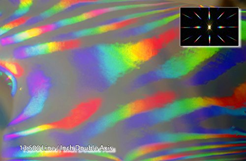 418n1RVt9gL Rainbow Symphony Color Filters - Color Filter Set Consists of six 8" X 10" Sheets - Includes Bonus Sheet of 13,500 Line/Inch Diffraction Grating - Image 6