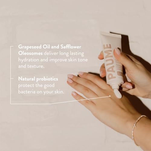 PAUME Probiotic Hand Balm, Non-Greasy, Fast Absorbing, Long Lasting Hydration, Hand Moisturizer for Dry, Chapped, Aging Skin, 60ml