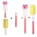 Baby Bottle Cleaning Brush Set for Cups Baby Bottle Cleaner Nipple Straws and more