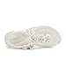 Meeshine Womens Flat Sandals Summer Rhinestone Comfort Bohemian Flip Flop Shoes White-03 US 8