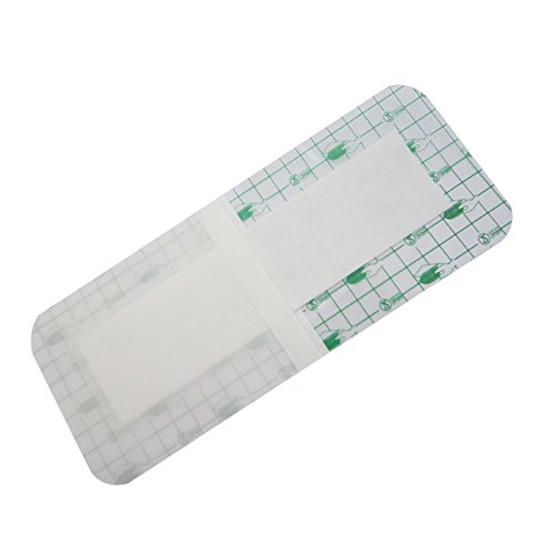 zinnor 10Pcs Film Dressing, Adhesive Wound Dressing，Waterproof Bath Posts, Self-Paste,3.9 x 9.8\'\'(10 cm x 25 cm)