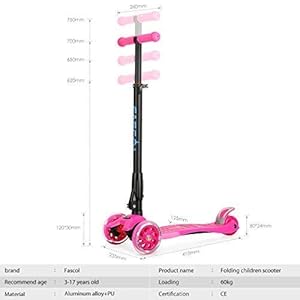 fascol patinete 3 ruedas