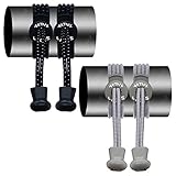 KTIVX SPORTS LACES - No Tie Elastic Shoelaces that Lock, Replacement Running Shoelaces for Men, Women,Adults, Seniors & Kids Sneakers, Cleats, Boots (2-Pack)
