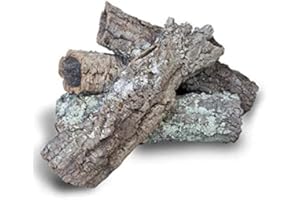 BIODUDE Virgin Cork Bark Tubes - 1 Pound (1-2PCS) - Amphibians, Reptiles, Bromeliads and Terrariums