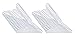 Delta Nursery Hangers 30 Pack For Baby, Toddler, Kids, Children (3 Packs of 10) (White)