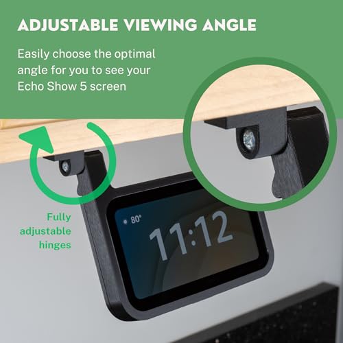 matterform Echo Show 5 3rd Gen Under Kitchen Mount Bracket for Amazon Alexa Devices