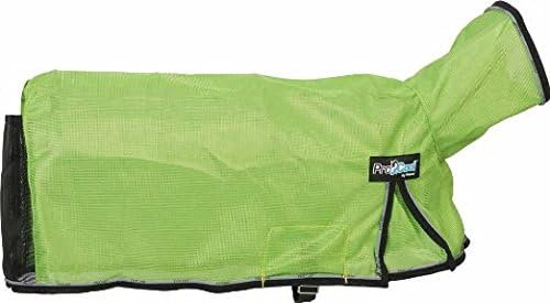 Weaver Leather ProCool Breathable Mesh Goat Kid Nanny Billy Blanket Sheet Coat (Lime Zest, Medium)