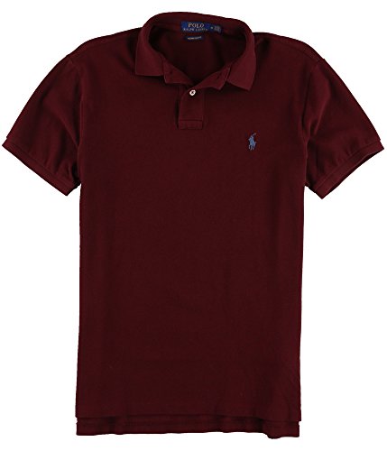 Polo Ralph Lauren Mens Custom Slim Fit Mesh Polo Shirt