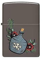 Zippo Moonshine Jug Design Black Ice Pocket Lighter