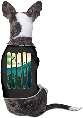 Dog Shirt Dog Clothes Cat Shirt Modelling OdusHigh Striation Mountain Scenery