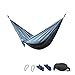 Camping Hammock - 210T Parachute Nylon Portable Heavy-Duty 3D Eye Mask( 275x140 cm, Gray)