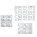 Premium Quality Self Stick Bumpers Assortment Pack, Clear Plastic, Foam, Round and Square, 120 Pieces