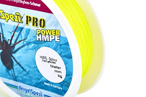 PRO Power Schnur 8 Fach geflochtene Angelsehne extrem Glatte runde Angelschnur 135 m – Bild 4