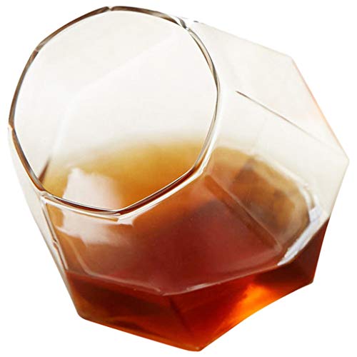 Rucan Glass Diamond Whiskey Glass Creative Fashion Classical Oblique Cup Wine