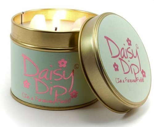 Lily Flame Scented Candle in a Presentation Tin - Daisy Dip — image 1