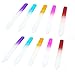 Antrader Glass Nail Files Durable Crystal Glass Nail Buffer Manicure Nail props Pedicure Tools For Beauty Mix Color 10pcs/lot
