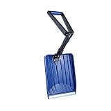 ORIENTOOLS Collapsible Snow Shovel with D-Grip Handle and Durable Aluminum Edge Blade, Portable Snow Shovel for Your Car, Truck, Recreational Vehicle, etc. (Blade 11")