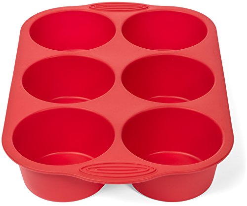 Elite BakewareTM 5 Piece Nonstick Silicone Muffin Pan and
