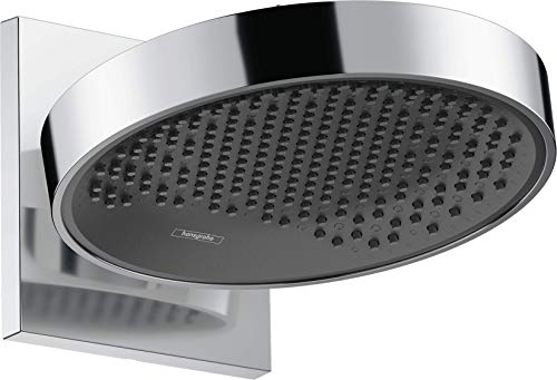 hansgrohe wassersparender Duschkopf Regendusche Rainfinity (250mm, rund, 1 Strahlart, Wandmontage) chrom
