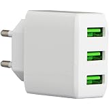 Vhbw Chargeur secteur USB C compatible avec HP - Adaptateur prise murale - USB (max. 15 / 9 / 5 V), blanc | Leroy Merlin