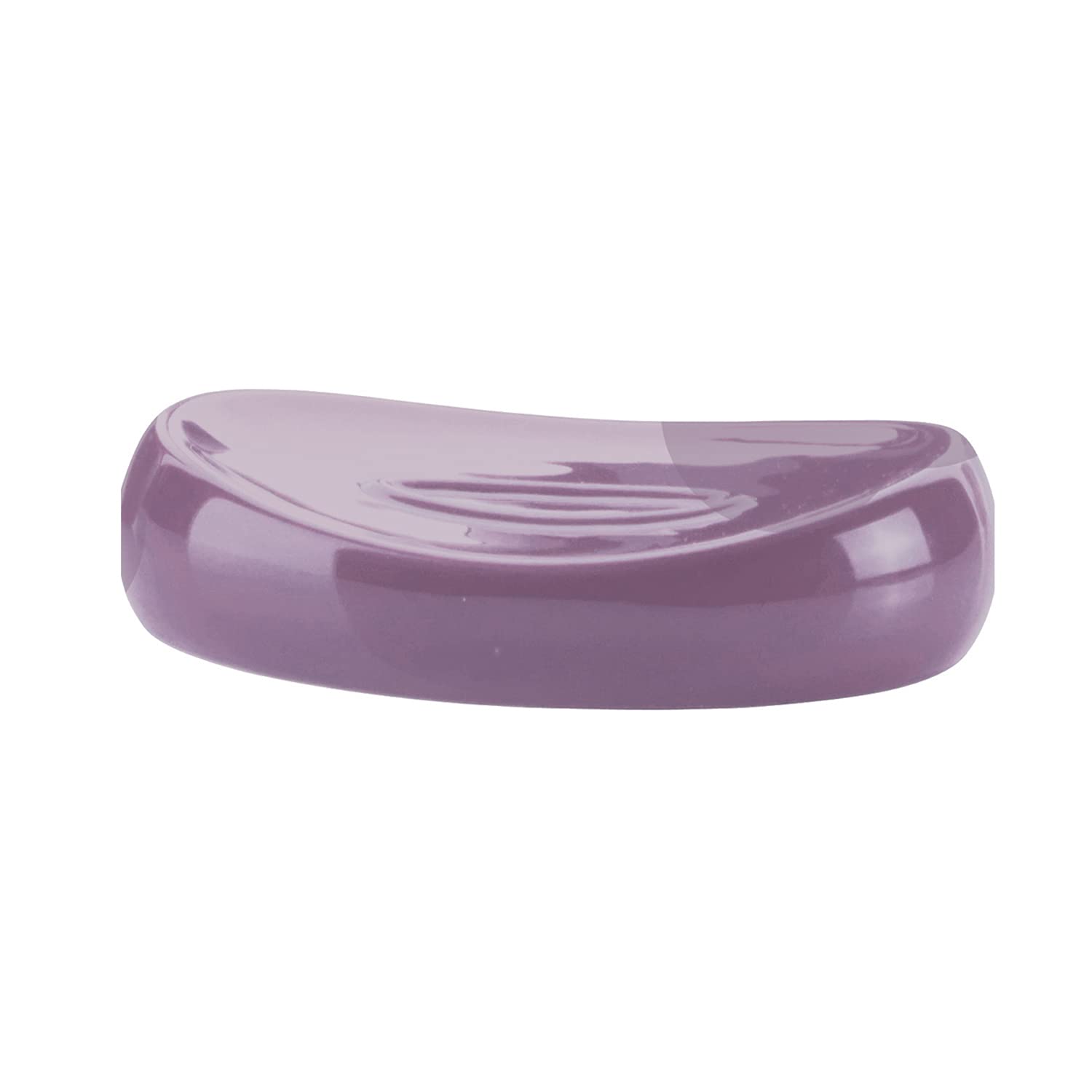 GEDY Adelaide soap, Measures and Weight: 2.7 x 12.4 x 9 cm & 0.2 kg, Solid Ceramic Soap Holder, Lilac Finish, R&D Design, 2 Year Warranty, Unique