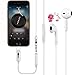 iNassen Compatible Jack Adapter, Adapter for Phone X 10 Phone 8/8Plus Phone 7/7Plus Dual Adapter Audio Headphone Adapter.with Call & Audio & Charge Function.Compatible - Support iOS 11