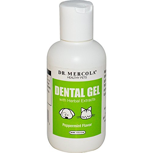 Dr. Mercola, Dental Gel for Pets with Herbal Extracts, 1 Bottle, 4 oz